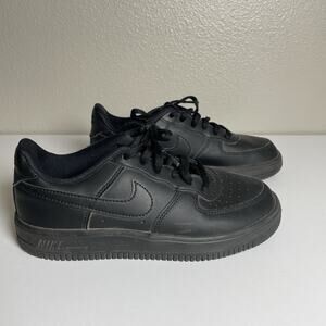 Nike Air Force 1 Low Lace Sneaker Black Size 3Y Youth IF1673-001